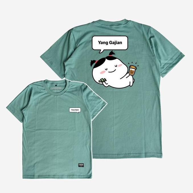 Kepswell  - Kaos Pentol Cewek Yang Gajian - T-Shirt Couple Keluarga - Kaos Viral - Unisex