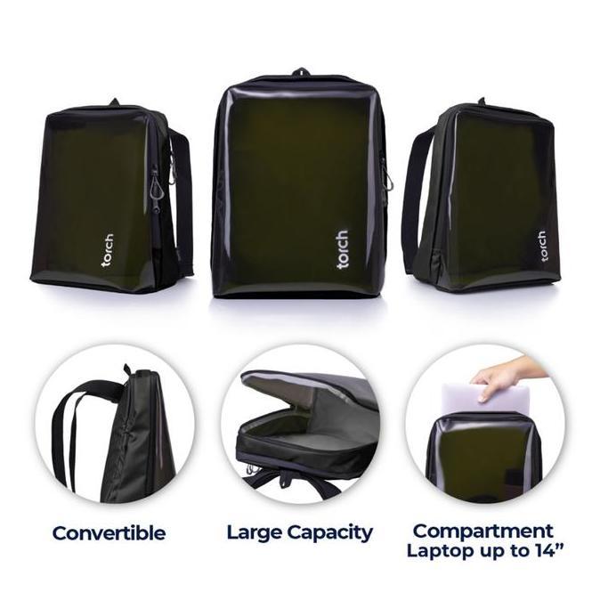 Torch Tas Punggung Sekolah Anak Transparan Dangsan