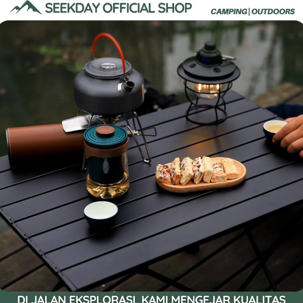 Sangkara - Seekday Kursi Dan Meja Lipat Outdoor Set Camping Meja Lipat Portable 2 Kursi 1 Meja - Bir