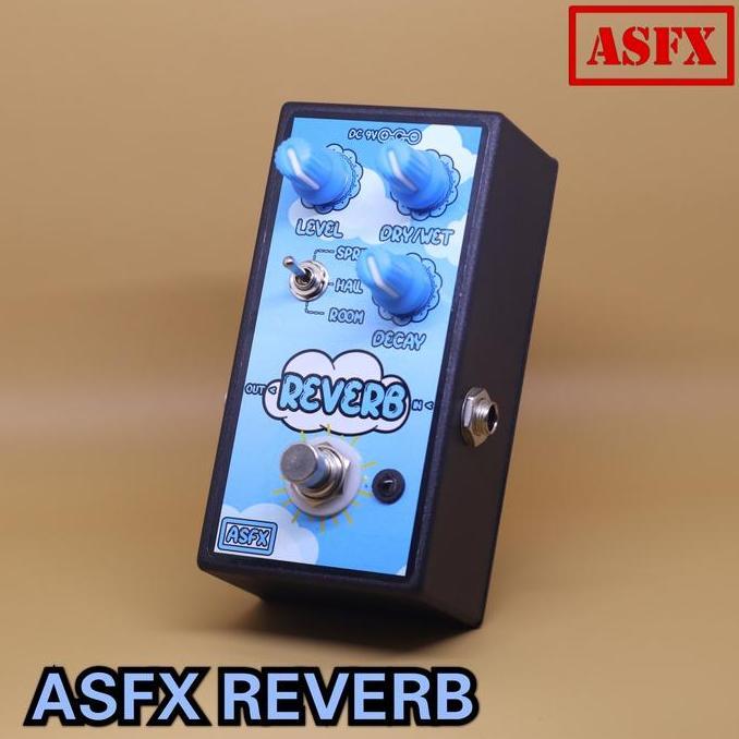 EFEK GITAR REVERB ASFX MURAH GUITAR PEDAL STOMPBOX AS EFFECT ORIGINAL DAN TERPERCAYA