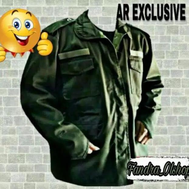 Jaket Ijo Hijau Army Korea Parka Merk AR Exclusive. Kualitas Terbaik 