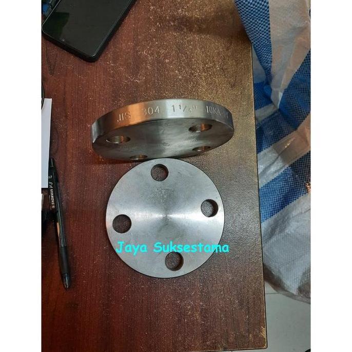 Blind Flange Jis 10K 1" Inch Stainless Ss 304 - Flange Buta Jis 10K Terbatas