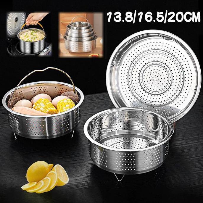 Panci Kukusan Keranjang Baja Tahan Karat Penanak Nasi Penanak Nasi Elektrik Keranjang Nasi  Kitchenw