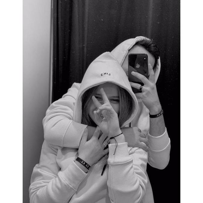 Hoodie Couple Set Korean Style - Hoodie Pria Wanita - Baju Couple