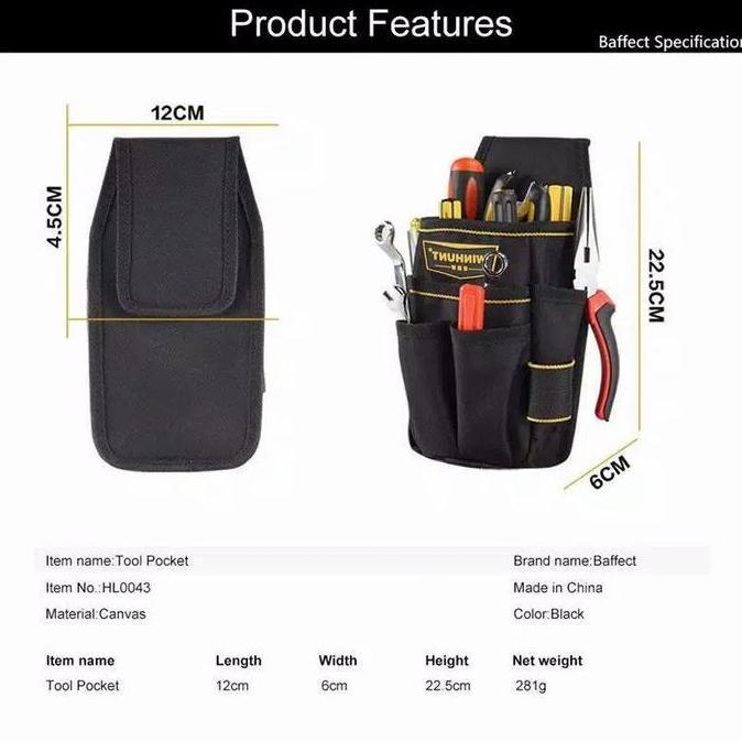 tas pinggang tas peralatan tukang