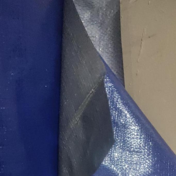 Diskon Terpal Roll A12 Biru Silver 2X100 Meter