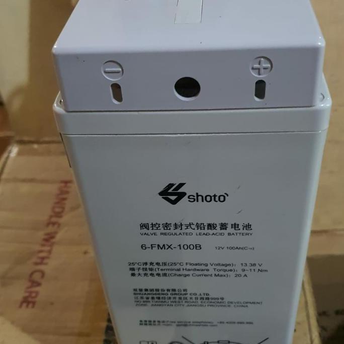 BATTERY AKI KERING SHOTO 12V 100Ah ORI BUAT UPS ACCU