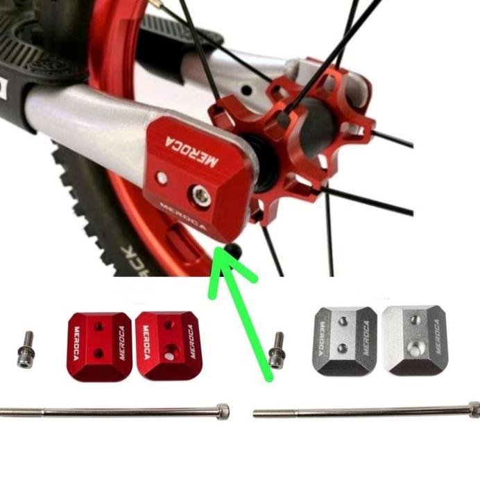 Meroca Mur Baut As Pengunci Roda Pushbike Balance Bike Bolt Ladder Nut Hub Roda Wheelset  Push Bike 