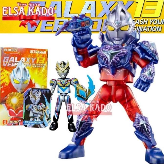 Blokees Ultraman Vol 13 Galaxy Version 13 Harga 1 Pcs Gacha Karakter Ultraman Arc / Trigger Truth / 
