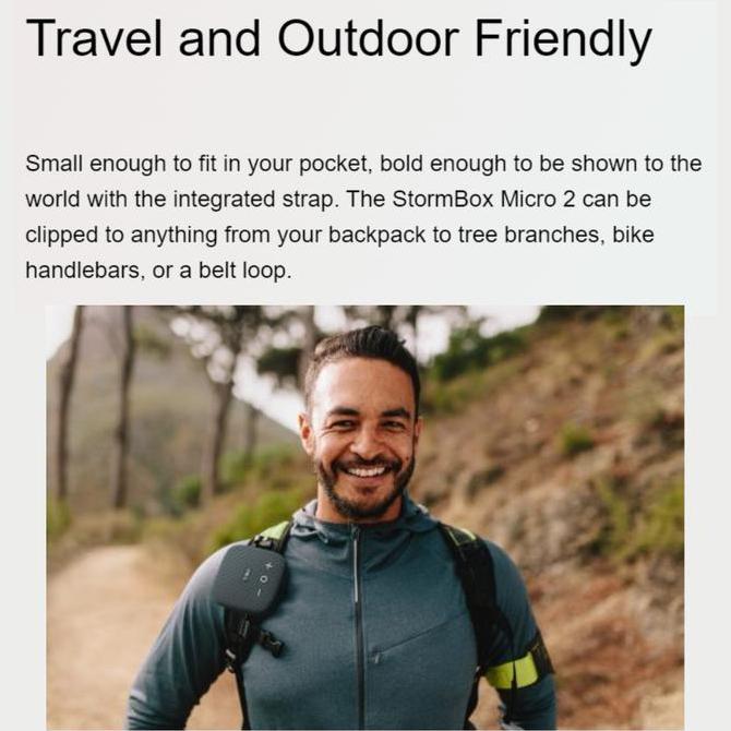 Terpercayamutu- Tribit Stormbox Micro 2 Bluetooth 5.3 Usb-C Portable Speaker