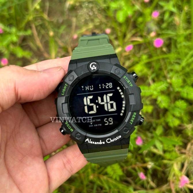 AC 9388 Jam tangan Pria Digital Alexandre Christie 9388
