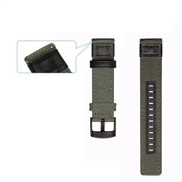 22Mm Smart Watch Strap For Honor Watch Gs Pro Nylon Leather Sport Replace Bracelet For Honor Magic 1