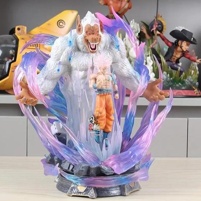 Action Figure Goku Ultra Instinct Oozaru White Great Ape PVC Recast