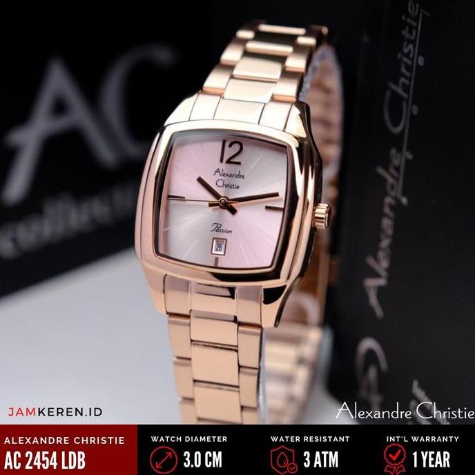 Jam Tangan Wanita Alexandre Christie 2454 AC2454 AC 2454 LD Orinal