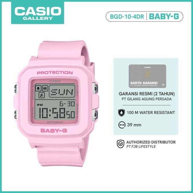Casio Baby-G BGD-10-4DR / BGD-10-4 Orinal & Garansi