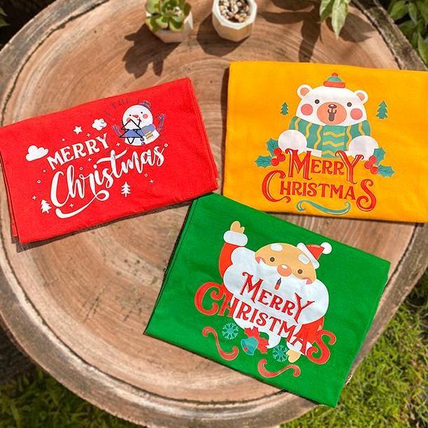 KAOS KELUARGA TSHIRT NATAL I Atasan Couple Natal Christmas untuk Keluarga dan Anak Baju Dewasa Wanit