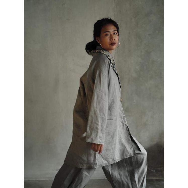 Reversible Blazer/Blazer wanita/Outer wanita/Outer/Blazer unisex