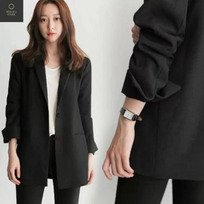 Jas blazer wanita / jas kantor casual wanita / jaket jas semi formal
