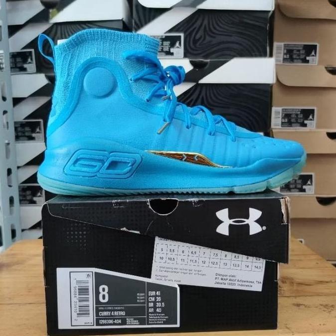 Under Armour Curry 4 Retro Basket For Mens Original Bnib (1298306-404)