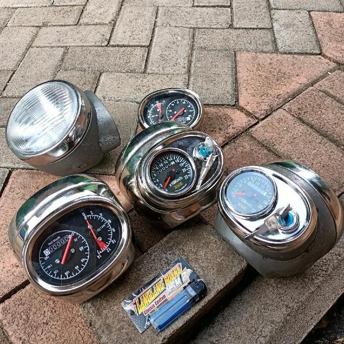 LAMPU HONDA TWIN SET (MODEL KUNCIKONTAK +MODEL ORI (BATOK +SPIDO +LAMPU  )BATOK TWIN PRESS PNP CB UK