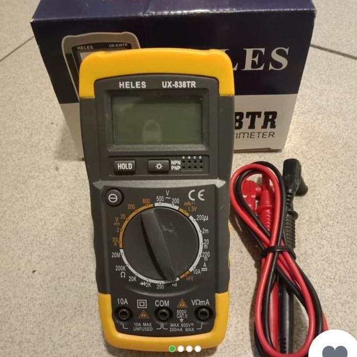 Multi Tester Digital Heles Ux 838 Tr Original Dan Terpercaya