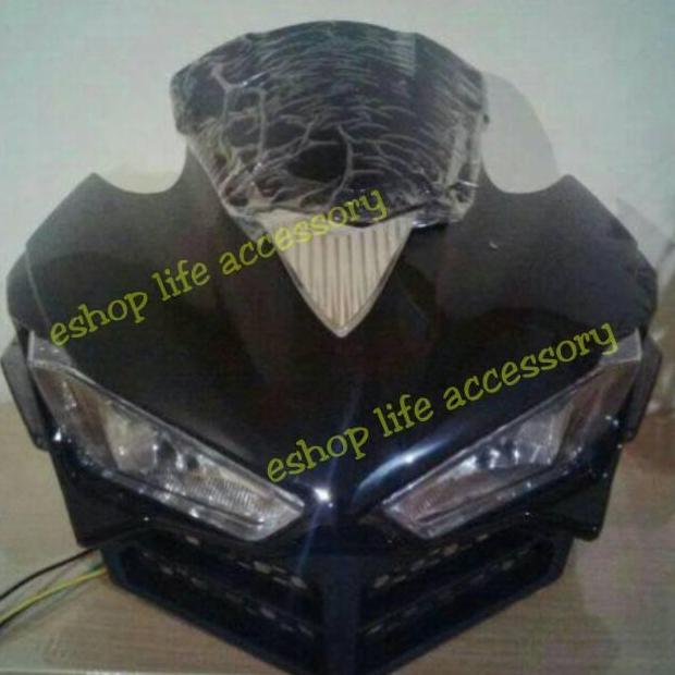 HELADLAMP BATOK LAMPU R25 MINI UNTK MODIFIKASI SPORT NAKED, VIXION DLL ORIGINAL DAN TERPERCAYA
