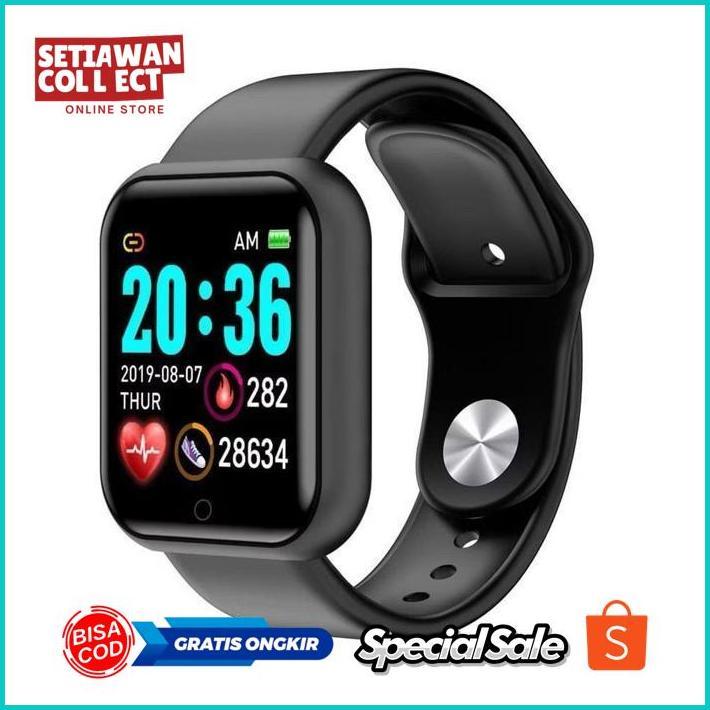 SETIAWANCOLLECT SC-COD SMARTWATCH Y68 -D20 JAM TANGAN WANITA/PRIA/COUPLE TERMURAH VIRAL