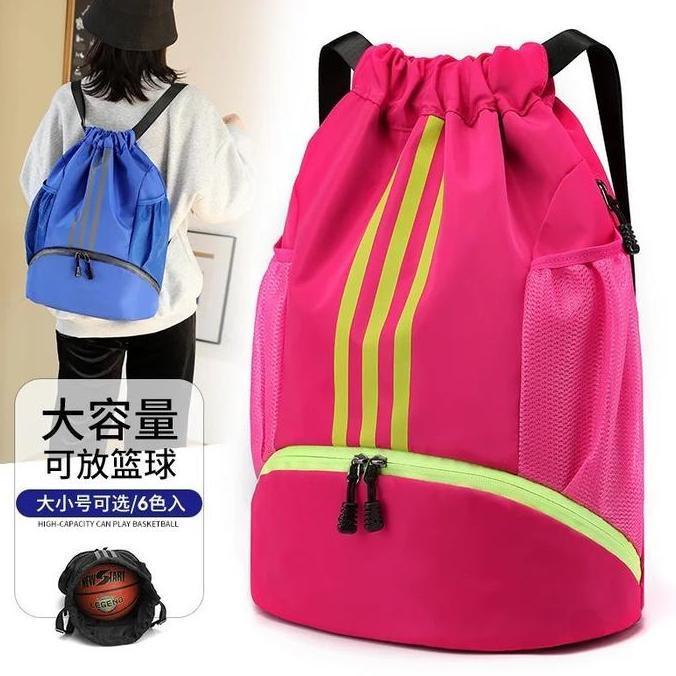 New- Tas olahraga pria dan wanita muat bola basket