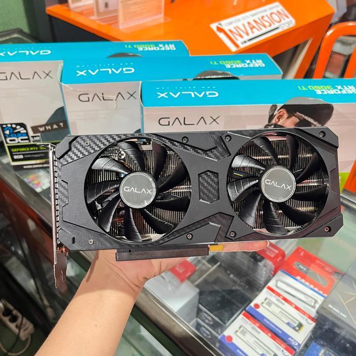 Vga Galax Nvidia Geforce Rtx 3060 Ti 8Gb Ddr6 (1-Click Oc) Lhr 8Gb Ddr6 256Bit Original Dan Terperca