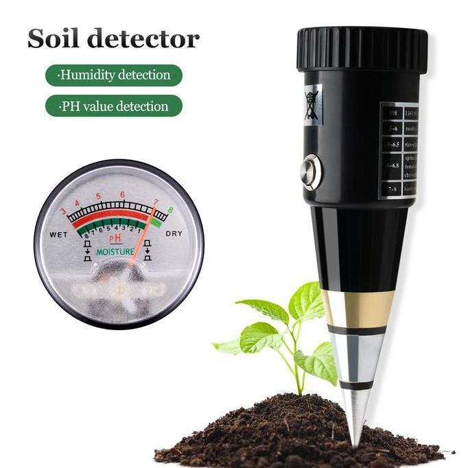 2 in 1 PH Tanah Soil Humidity Tester - Ph Meter Tanah - Kelembaban