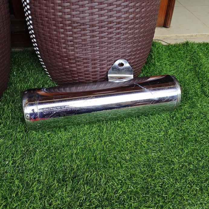 Knalpot Ninja 250 Karbu R Se Chrome Silencer Kawasaki Original 250R Ori Second Bekas Minus Ready Sto