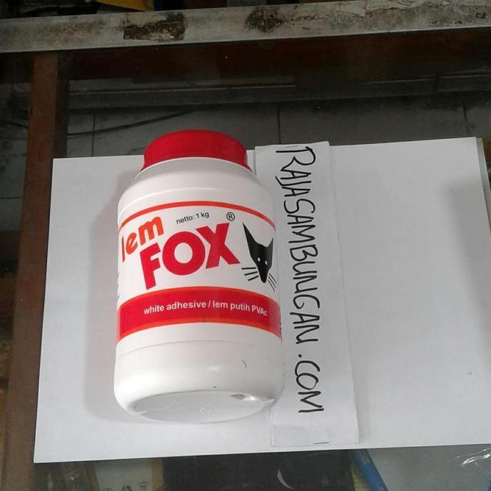 Promo Lem fox putih kaleng 1kg lem pelamur tembok putih lem fox kayu putih Diskon