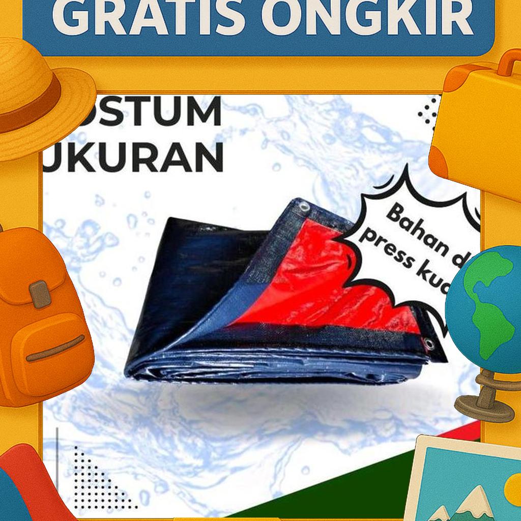 Terpal Plastik A12 Korea 4X6 | Terpal Plastik Oriental 4 X 6