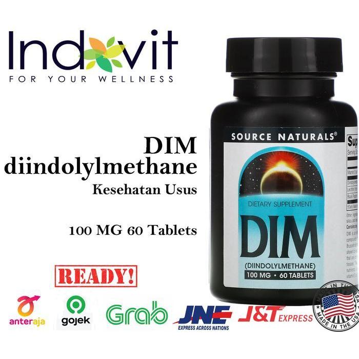 Source Naturals DIM 100 mg 60 Tab Source Natural DIM Diindolylmethane