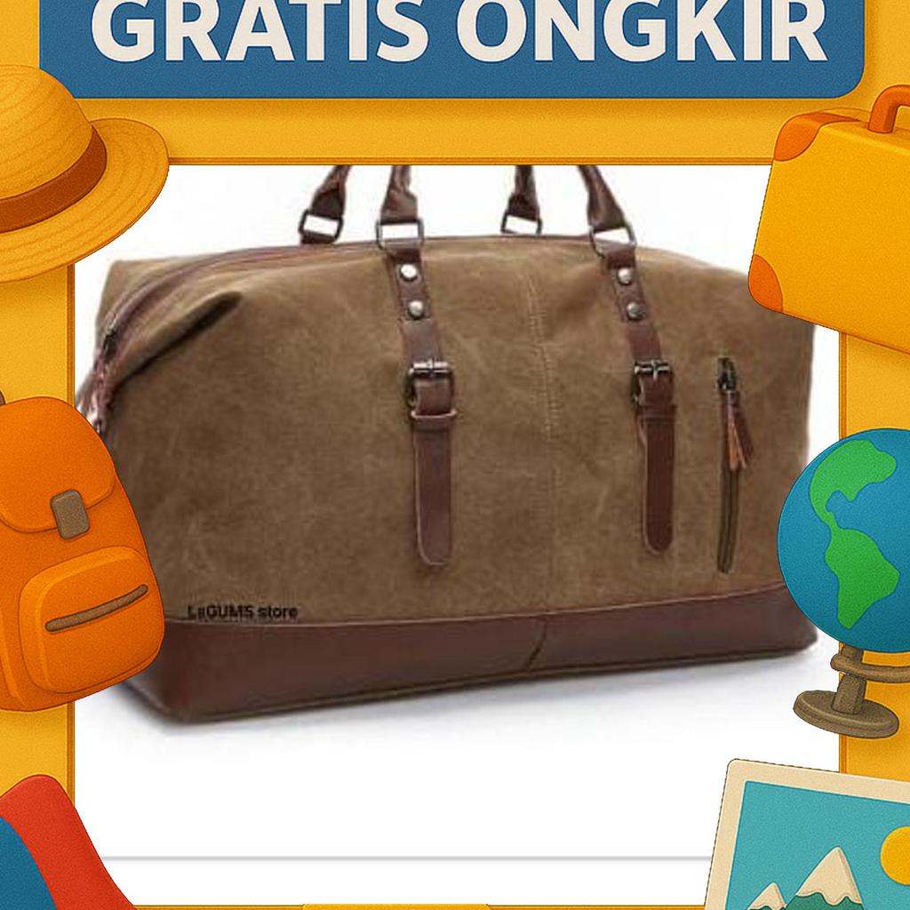 Tas Kanvas Trevelbeg. Trevel Bag Kanvas. Tas Kanvas. Tas Jinjing. Tas