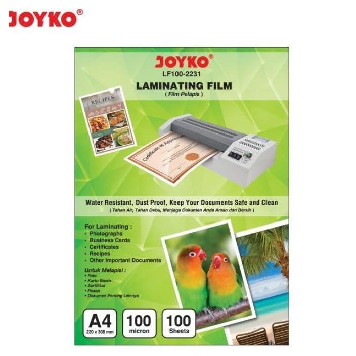 JOYKO LAMINATING FILM A4 / PLASTIK LAMINATING