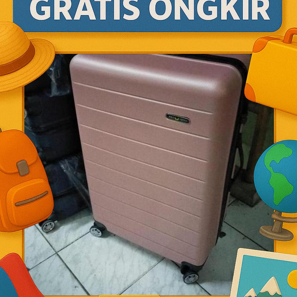 Koper Polo Swiss Model 001 28 Inch Abs Fiber/Koper Bagasi / Koper