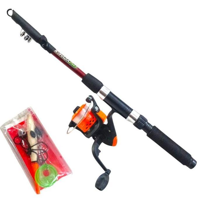 Set Alat Pancing Joran 1,5 m Termurah dengan Reel Toro 6 Bearings Paket Lengkap Harga Grosir