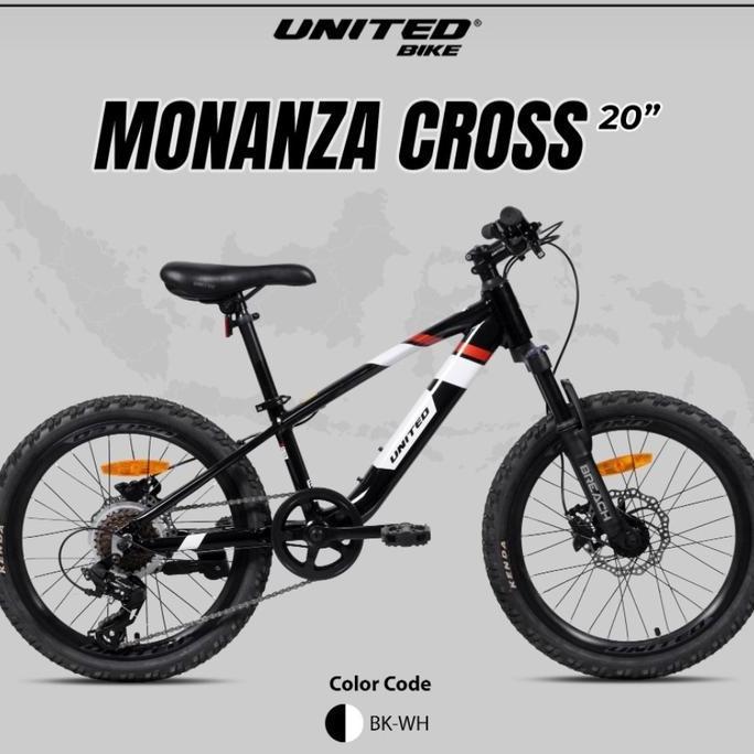 Promo Sepeda anak MTB 20 inch United Monanza 7 speed Diskon