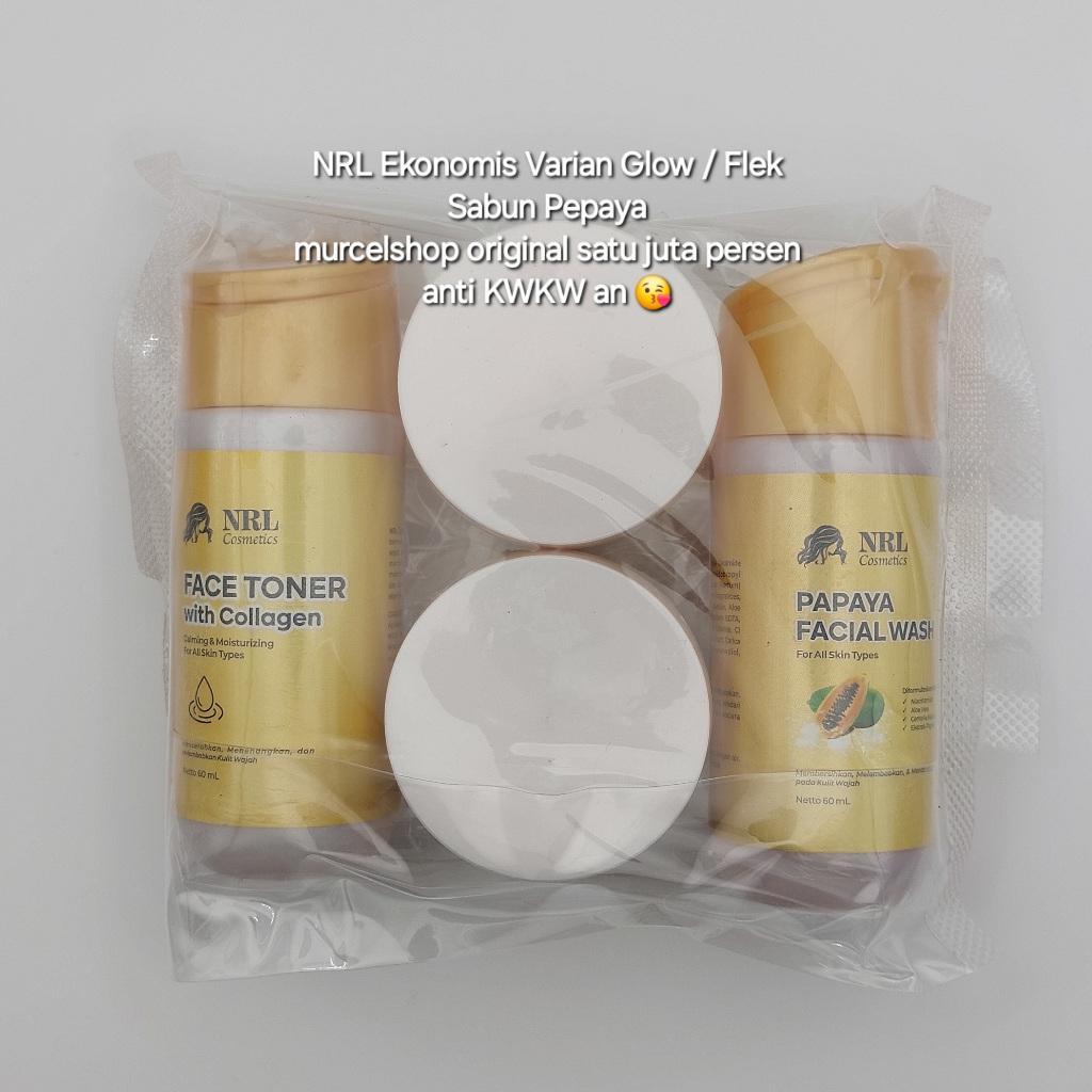 Nrl Original, Facial Wash Nrl Ekonomis Varian Glow, Flek Dan Acne