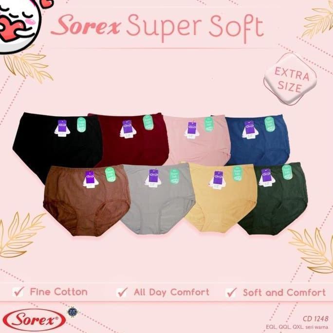 Murah Celana Dalam wanita JUMBO Sorex 1248 -  Size 3XL 4XL 5XL cd Non COD