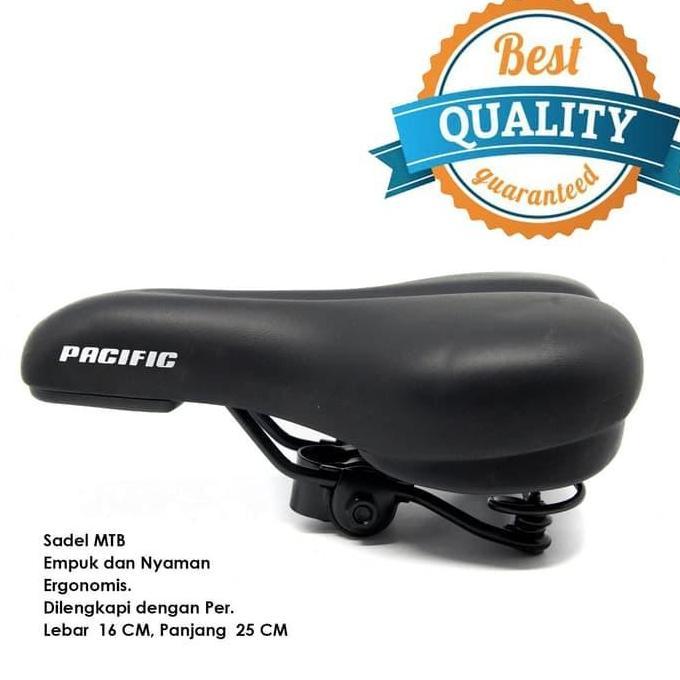 Promo Sadel Jok Sepeda MTB Gunung Pacific Per atau Pegas Diskon