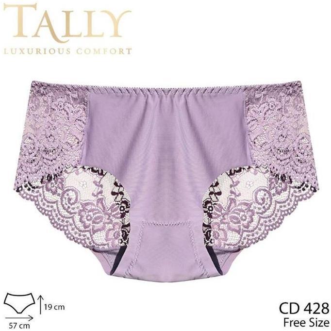 Murah TALLY Cd Renda Brokat Seamless 428  Lace Panties Original Non COD