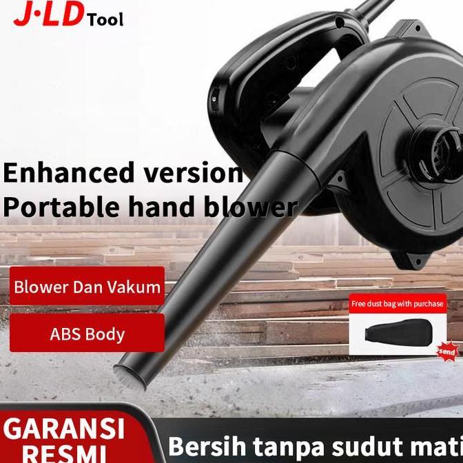 JLD Hand Blower Angin Kencang Listrik Blower Keong Portable Blower Dan Vakum 2in1