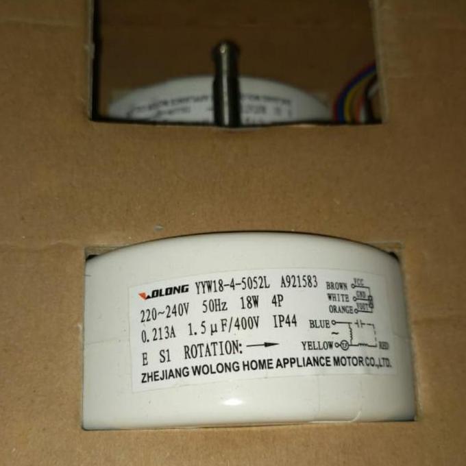 fan motor ac YYW18-4-5052L 18w BIM