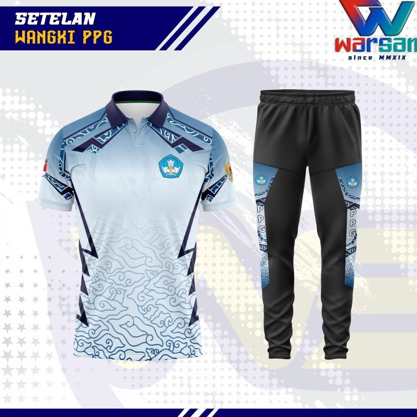 CUCI GUDANG SERAGAM OLAHRAGA PPG / SETELAN PPG / JERSEY WANGKI PPG SET / KAOS POLO PPG / WARSAN SET