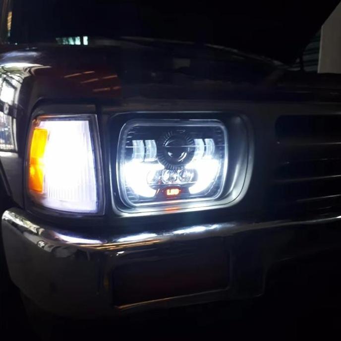 Lampu Depan  5 X 7 Inci Dipimpin L300 60Watt 8 Led Headlamp Lampu Led Laser Driving Lampu Depan Led 