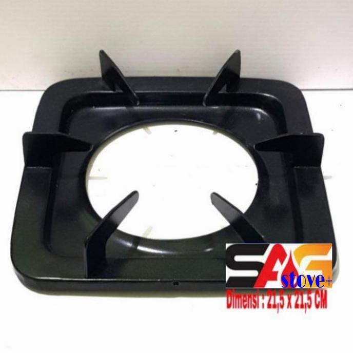 New- Tatakan Multi Kaki 6 SEGI/Persegi/Kotak Kompor Gas Model Rinnai Lama