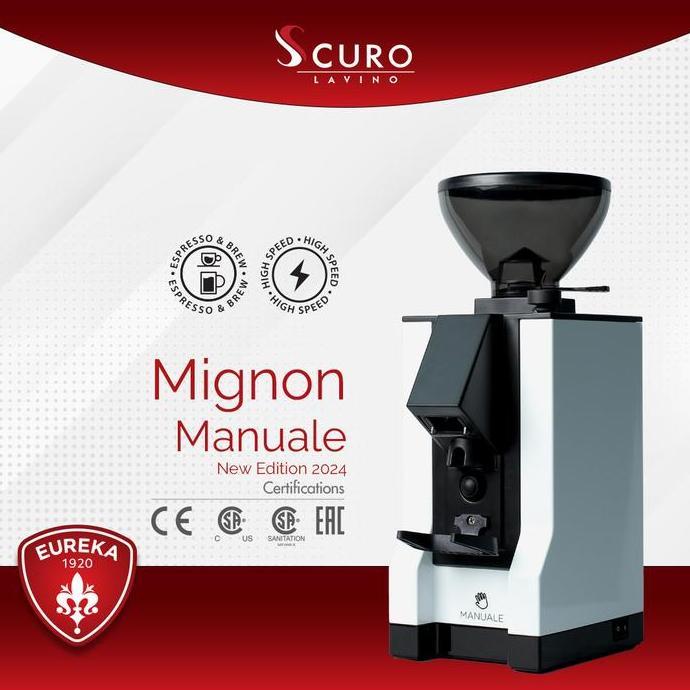 New- NEW Eureka Grinder Mignon Manuale