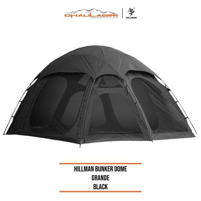 Terlaris Hillman Bunker Dome Grande -Tenda Dome Kapasitas 6-8 Orang / Tenda Double Layer / Tenda Cam